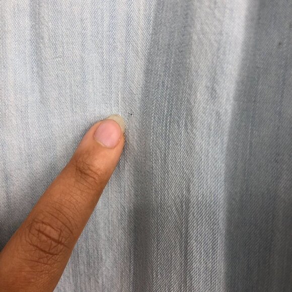 Rails Chanbray Light Wash Long Sleeve Full  Button-up Lightweight Denim Shirt XS - Picture 12 of 16